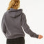 BUTTERFLY ICON RELAXED HOOD -Rip Curl05AWFL-CHARCOAL GREY -L