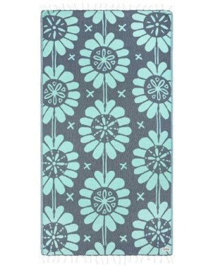 Calico - Sand CloudWSF24TOW001FTERG - Florida Teal - 37"x67" regular