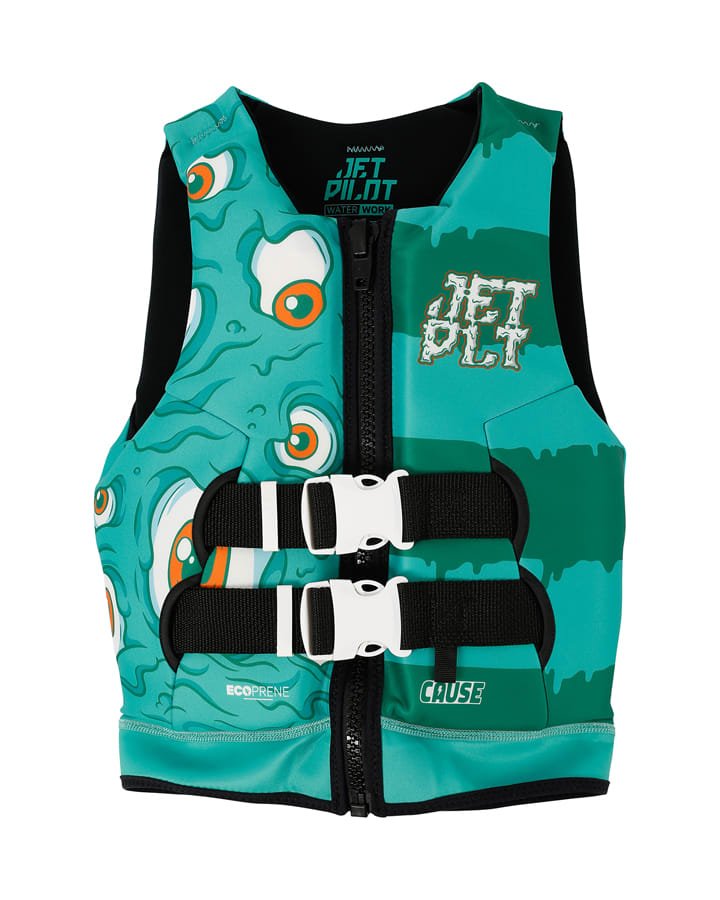 CAUSE BOYS F/E YOUTH ECO VEST - Jet PilotJA24211B - Green - 3 to 4