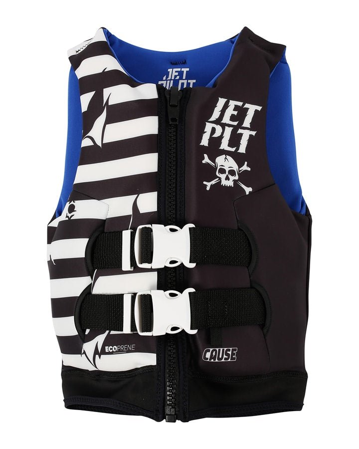 CAUSE BOYS F/E YOUTH ECO VEST - Jet PilotJA24211B - Black - 3 to 4