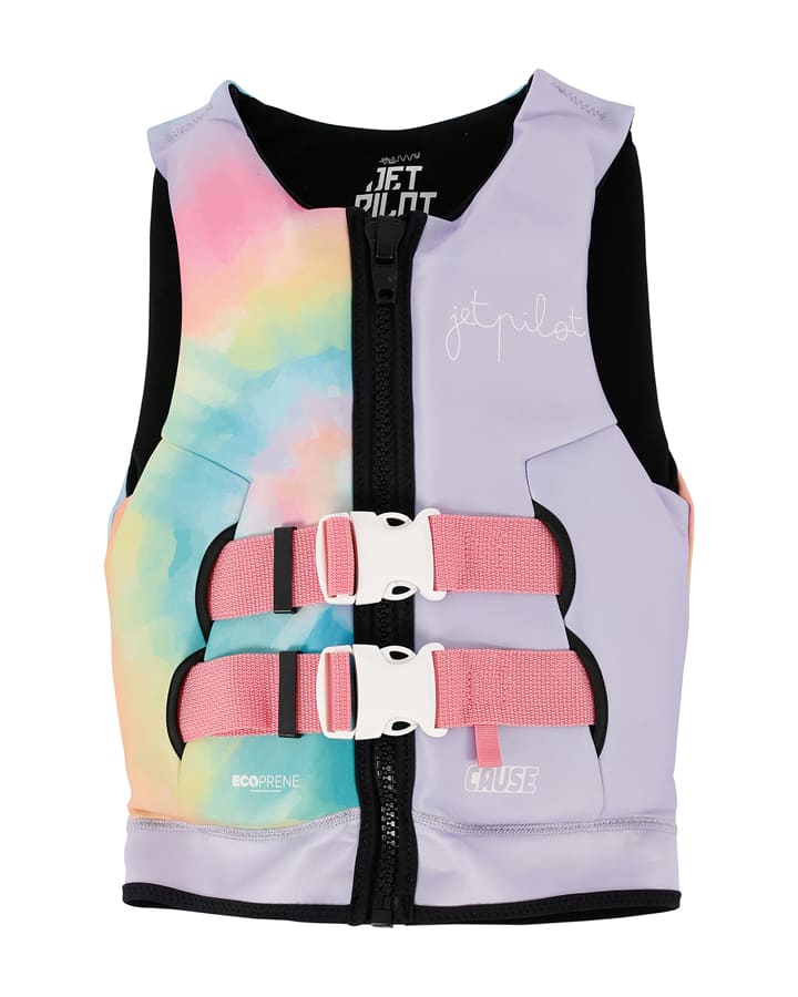 CAUSE GIRLS F/E YOUTH ECO VEST - Jet PilotJA24211G - Tie Dye - 3 to 4