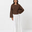 CLASSIC KNIT JUMPER - RhythmCLA24W - KN01 - CHOCOLATE - 6