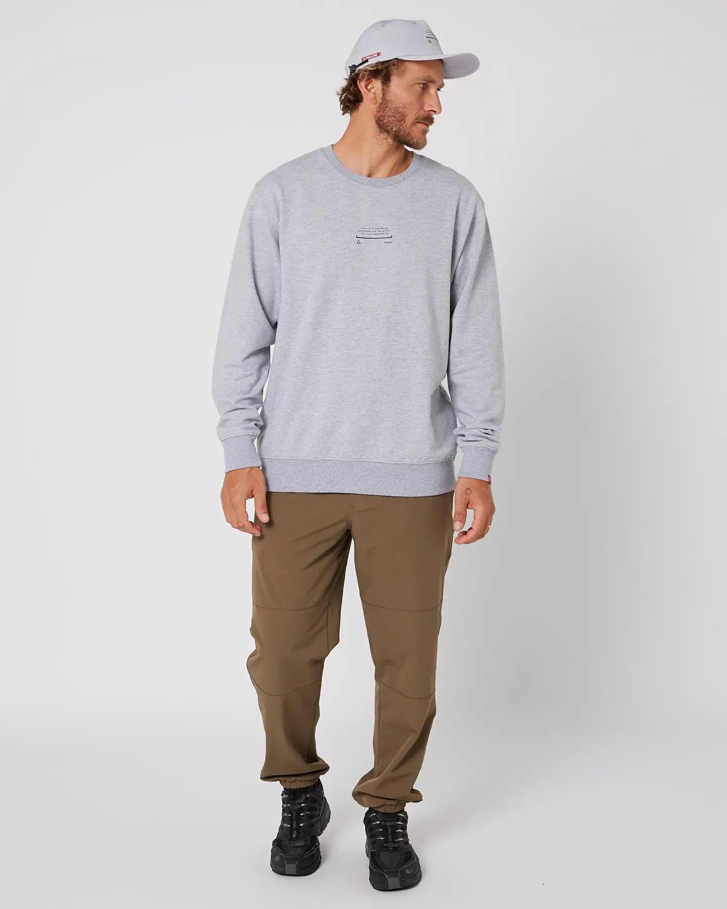 Couch Crew - FollowFE02602 - Grey Heather - M