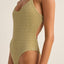 COVE STRIPE CROSS BACK ONE PIECE - Rhythm1024SW - OP10 - OLIVE - 8