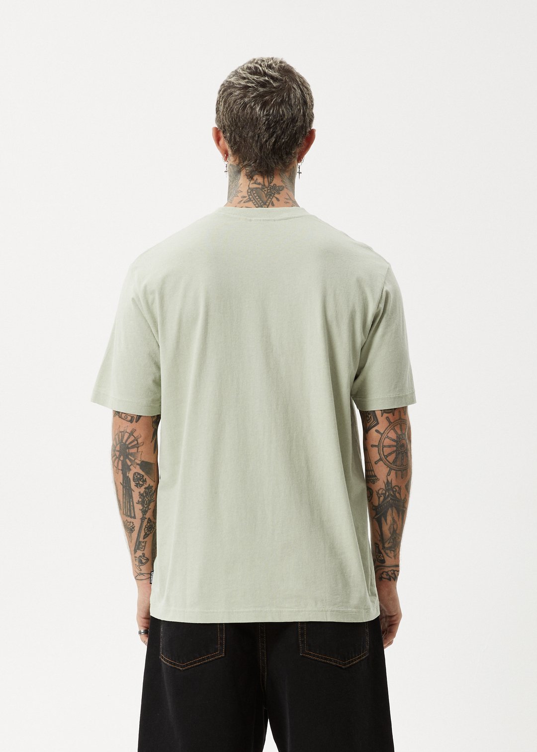 Creator - Retro Fit Tee - AfendsM244005 - Eucalyptus - S