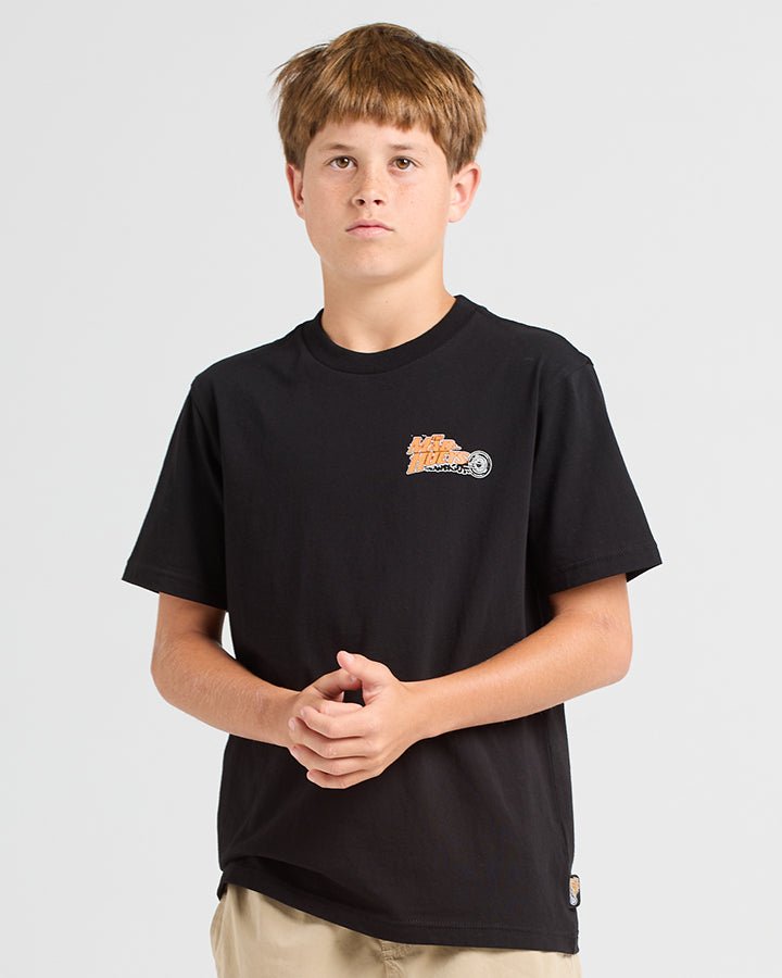 CRIKEY GANG | YOUTH SS TEE - Mad HueysH424B01002 - BLACK - 6