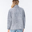 DARK N STORMY 1/4 ZIP CREW - Rip CurlGFEJO1 - LIGHT GREY - L