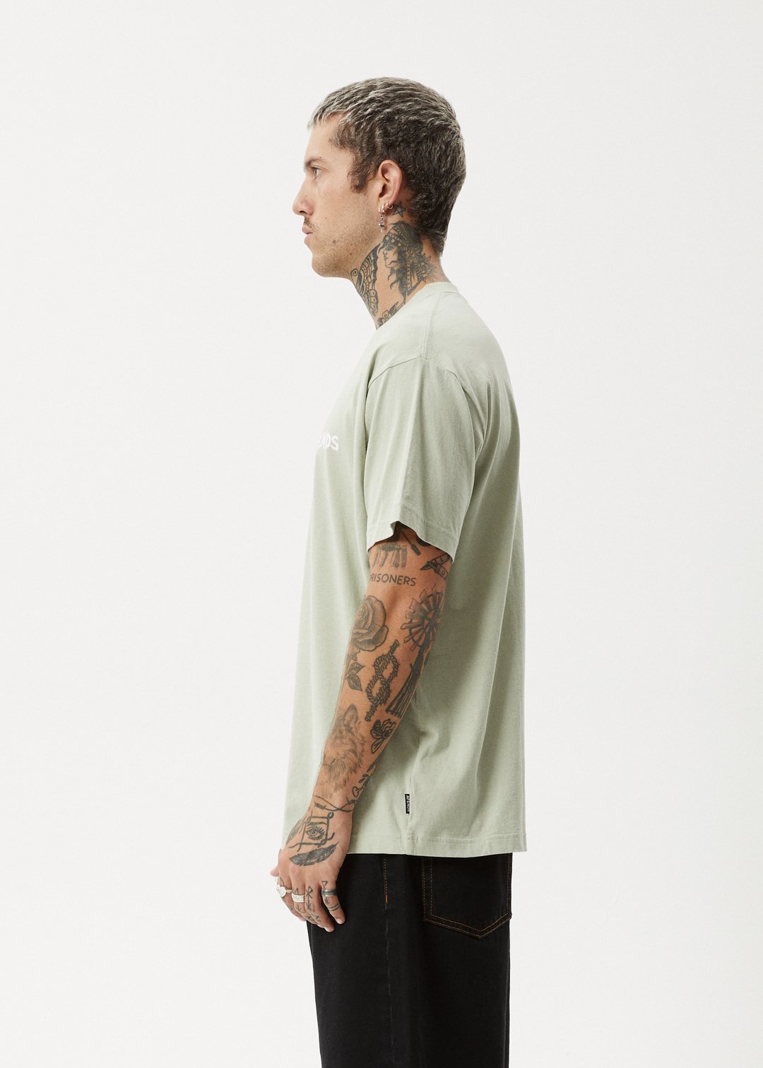 Destroyer - Boxy Fit Tee - AfendsM244008 - Eucalyptus - M