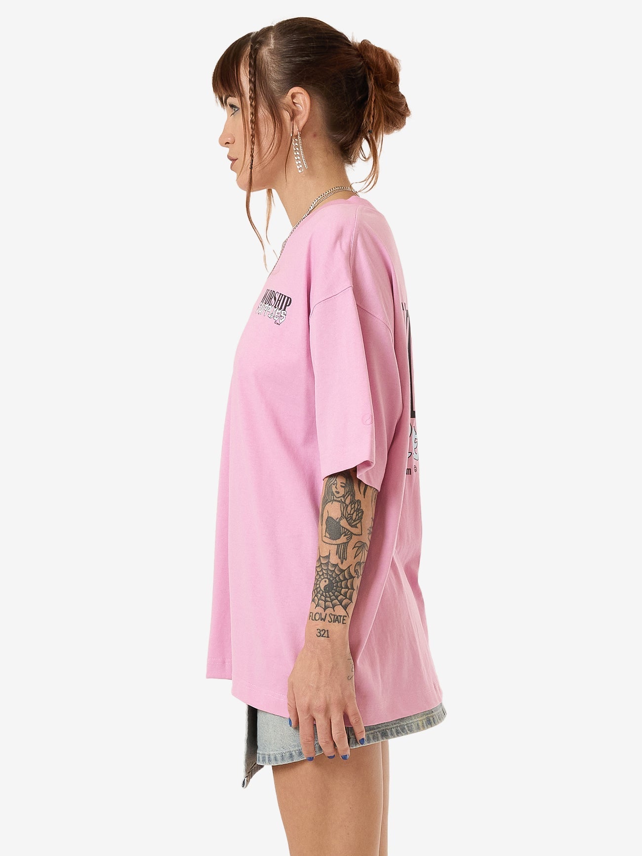 Domination Oversize Fit Tee - WorshipWPS24 - 112I - Lilac Chiffon - 6