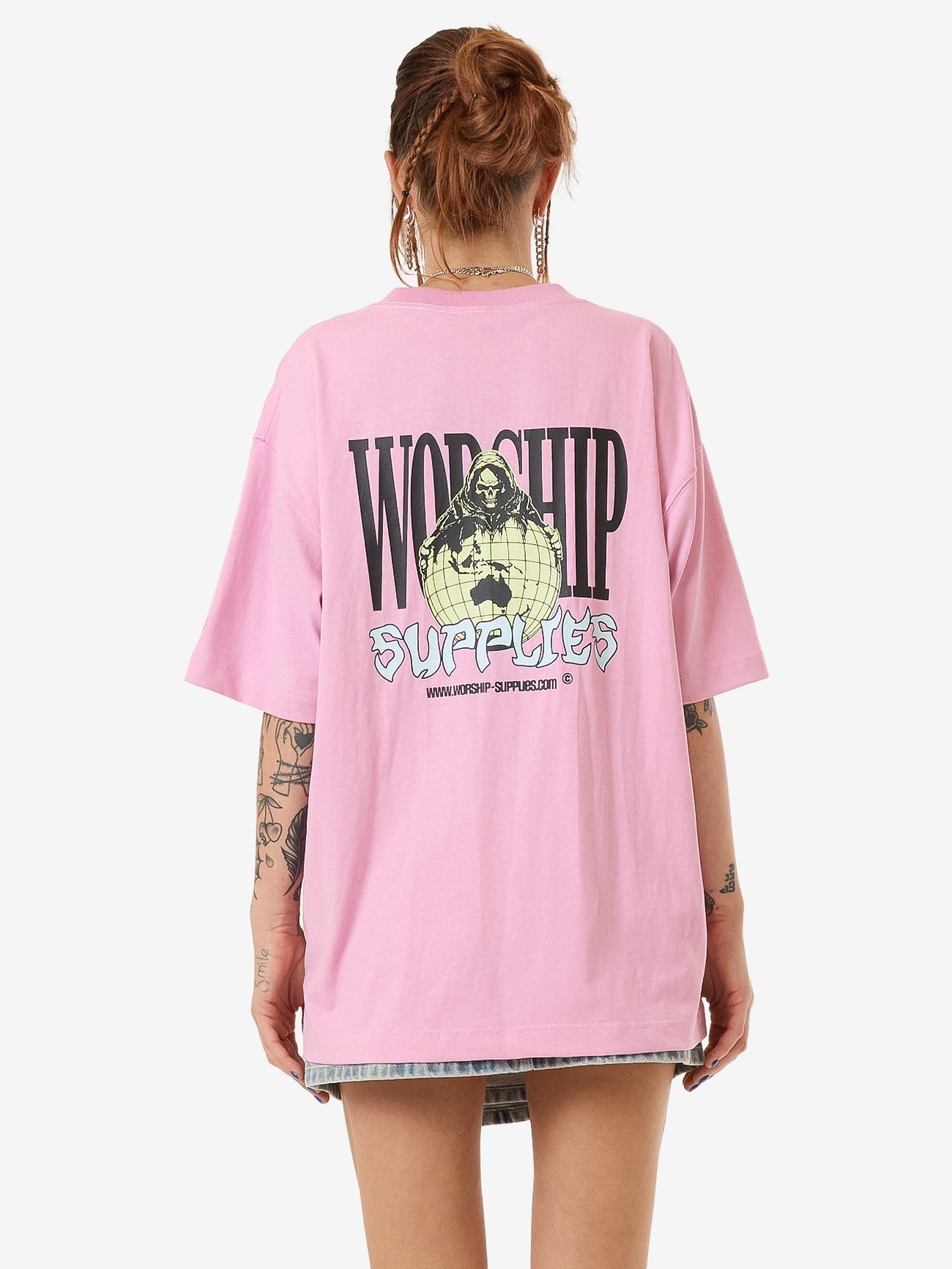 Domination Oversize Fit Tee - WorshipWPS24 - 112I - Lilac Chiffon - 6