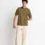 ESSENTIAL KNIT SS POLO - Rhythm0724M - CT04 - OLIVE - M