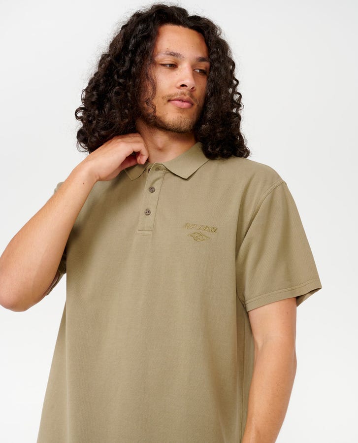 FADE OUT EMB POLO - Rip Curl00DMPO - WASHED MOSS - S