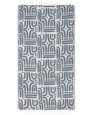 Fitzroy - Sand CloudWSF24TOW002NVYRG - Navy - 37"x67" regular