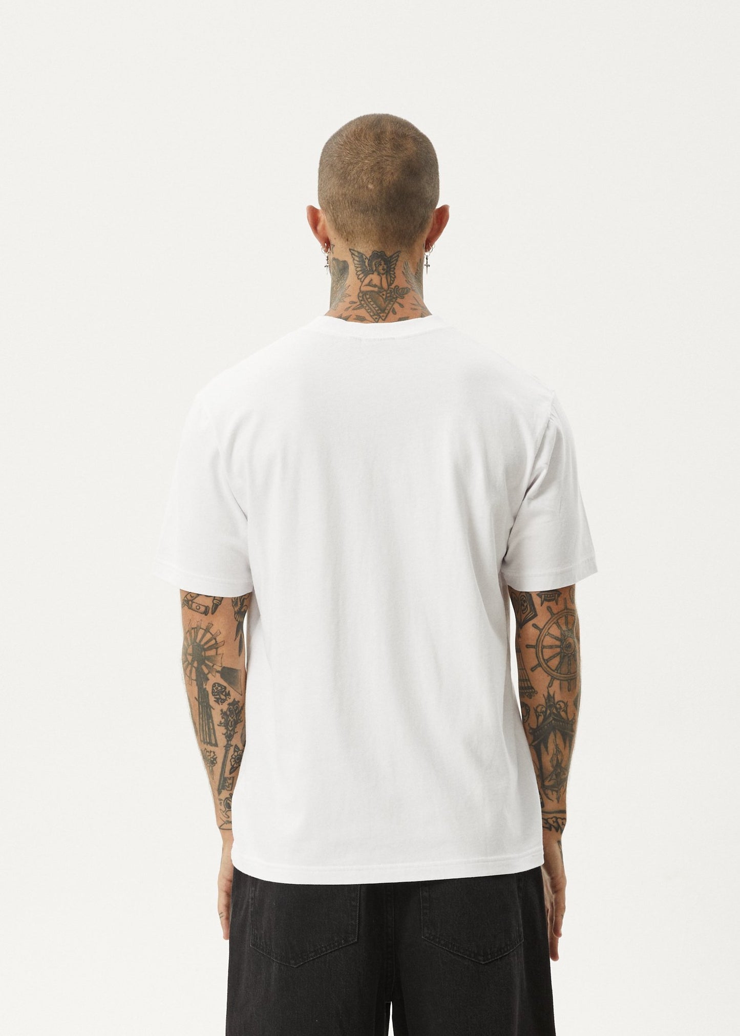 Flame - Recycled Retro Fit Tee - AfendsM230005 - Washed Marlin - S