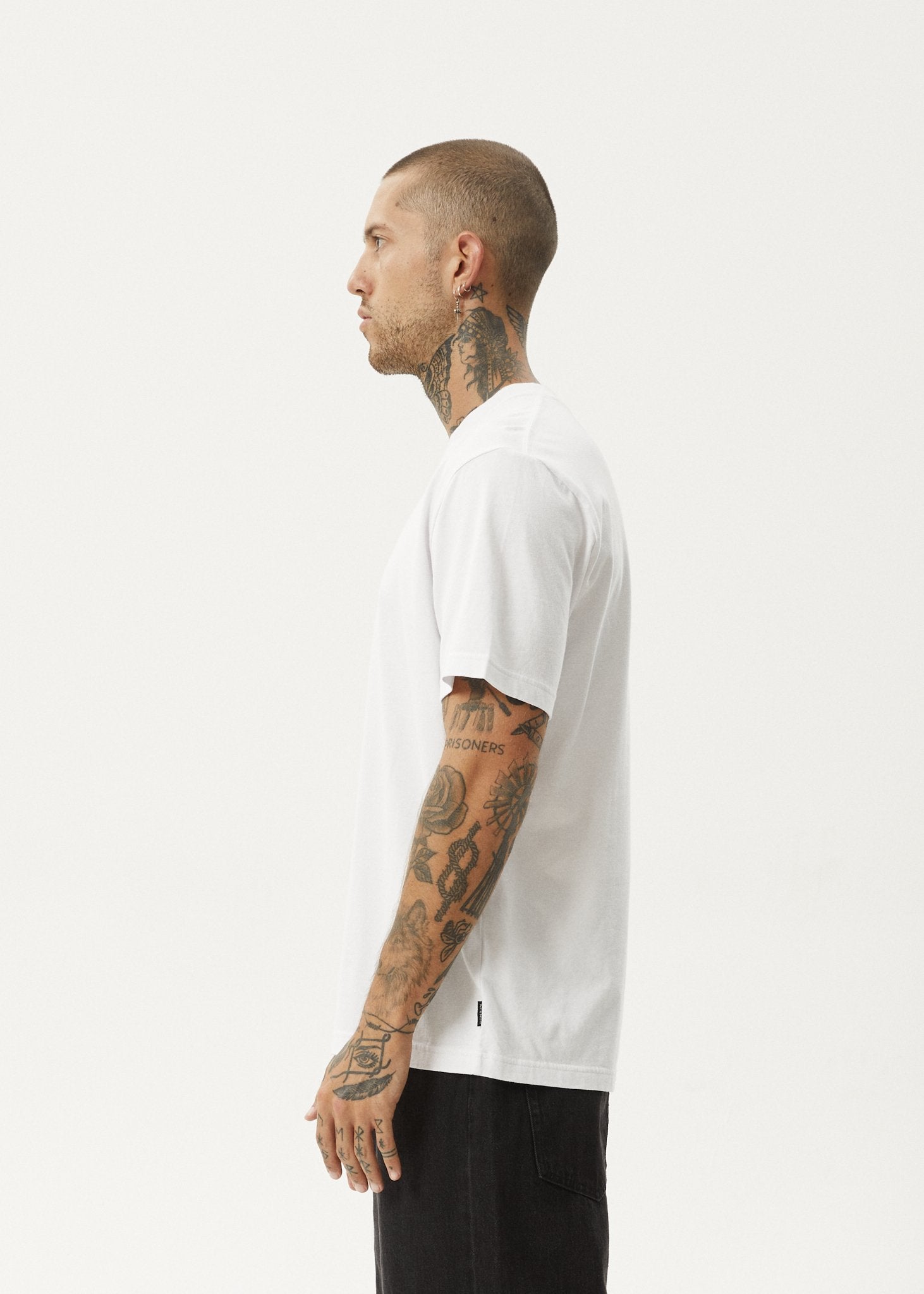 Flame - Recycled Retro Fit Tee - AfendsM230005 - Washed Marlin - S