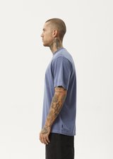 Flame - Recycled Retro Fit Tee - AfendsM230005 - Washed Marlin - S