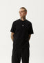 Flame - Recycled Retro T - Shirt - AfendsM230005 - Black - S