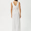 Focus - Seersucker Maxi Dress - AfendsW241809 - White - XS