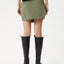 Fraser - Recycled Utility Mini Skirt - AfendsW243902 - Olive - XS