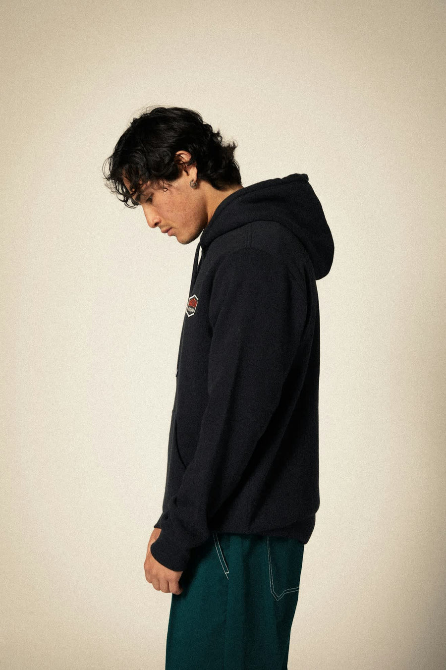 FREEMAN HOODIE - Brixton22730 - BLACK - XXL