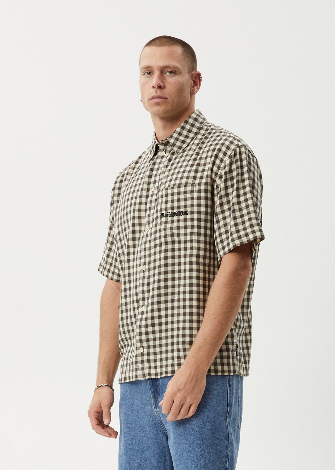 Gambet - Short Sleeve Shirt - AfendsM244205 - Sand - M