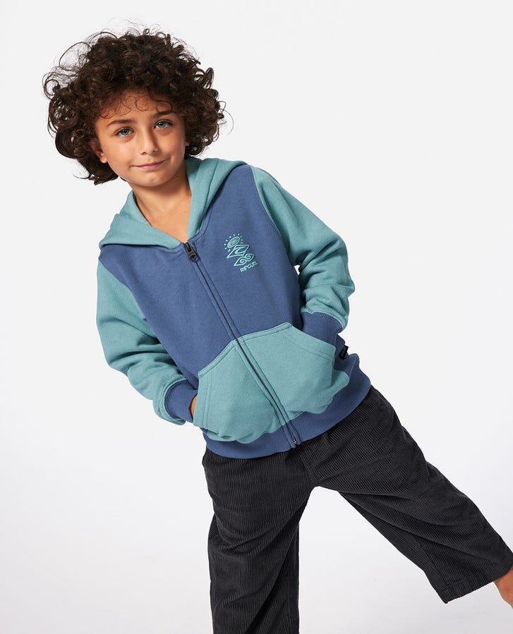 GROM ENERGY Z/T HOOD - BOY - Rip Curl00YTFL - BLUE LAGOON - 1to2