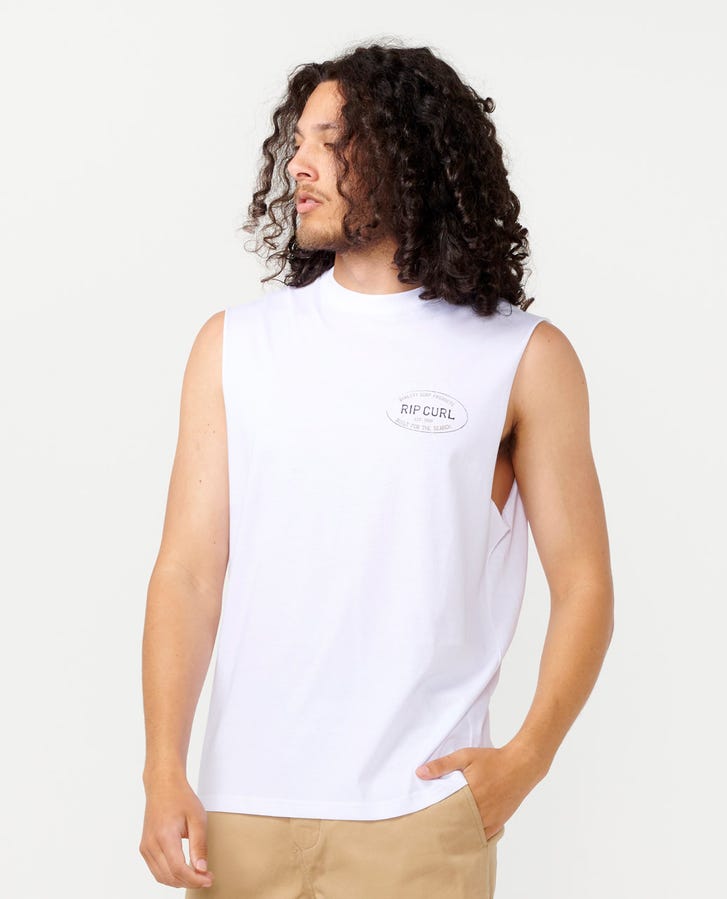 HALLMARK MUSCLE - Rip Curl0L0MTE - WHITE - S