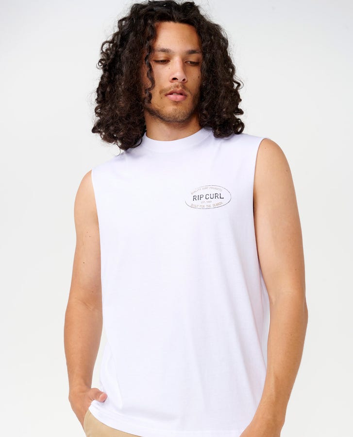 HALLMARK MUSCLE - Rip Curl0L0MTE - WHITE - S