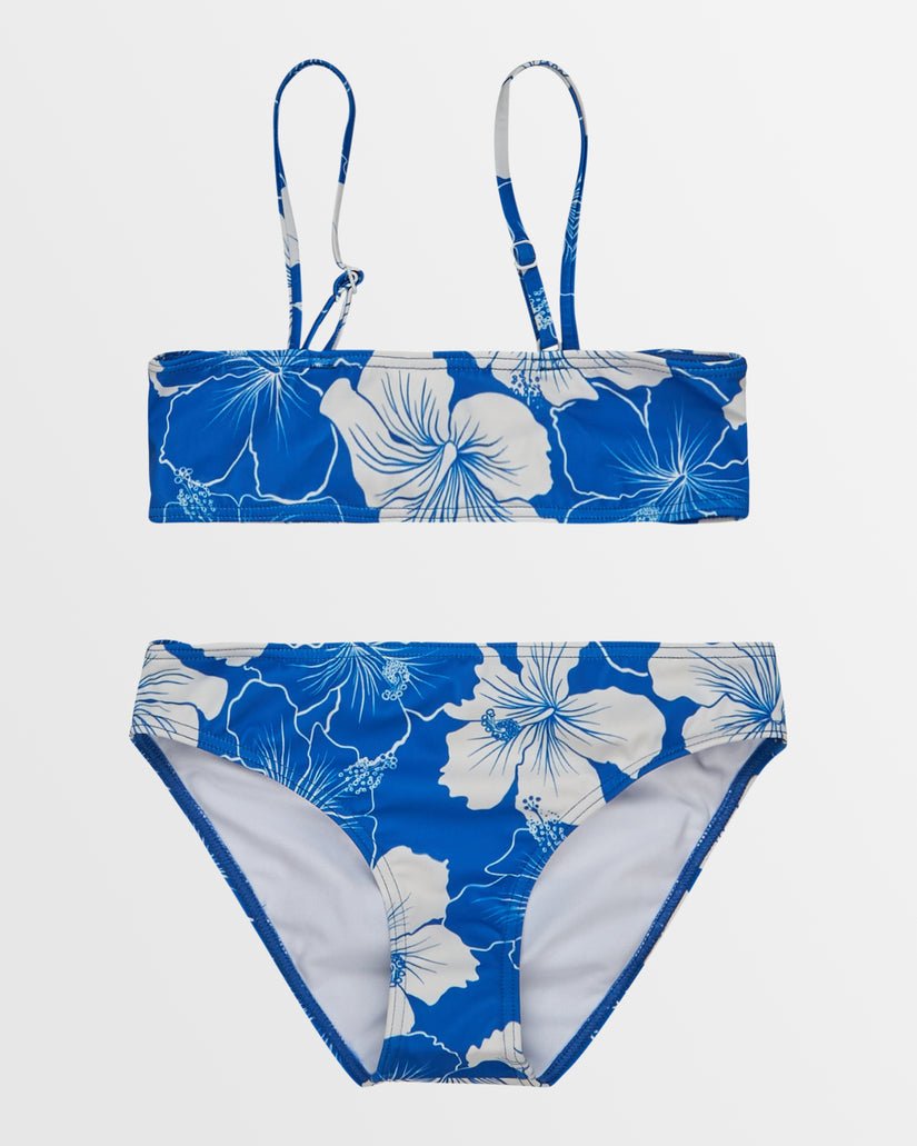 HIPPY HIBISCUS BRALETTE SET - RoxyERGX203612 - Nebulas blue hippy h - 8