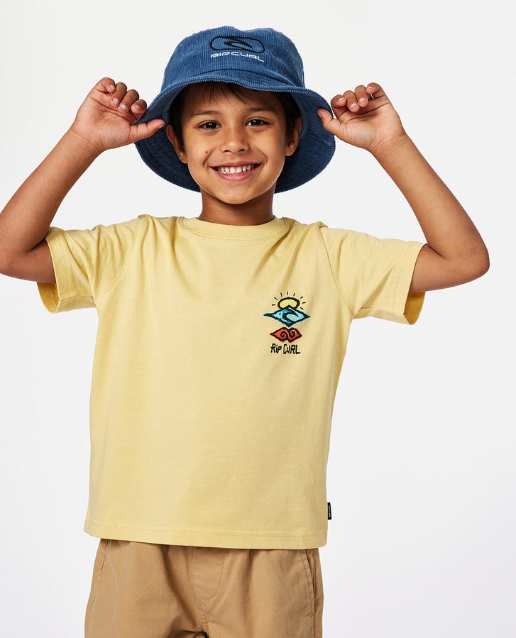 ICONS OF SHRED TEE - BOY - Rip Curl016TTE - STRAW - 1to2