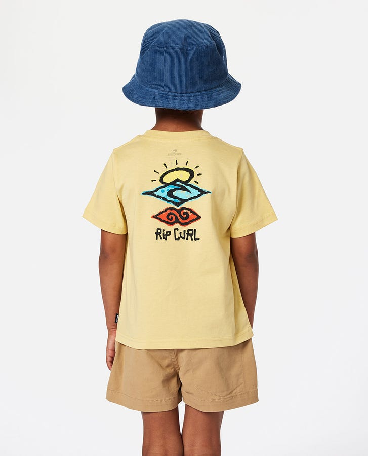 ICONS OF SHRED TEE - BOY - Rip Curl016TTE - STRAW - 1to2