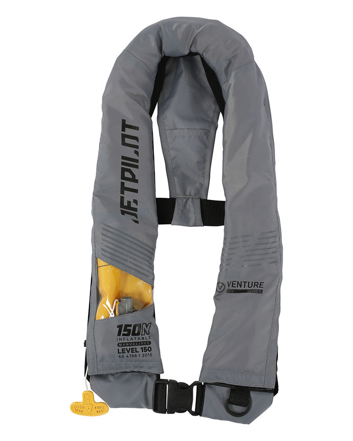 LEVEL 150 MANUAL MENS PFD - Jet PilotJA23220 - Grey - OSFM