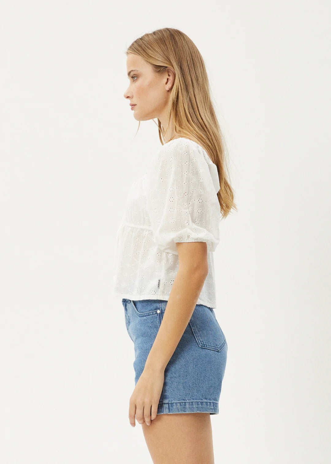 Marlow - Tie Front Top - AfendsW244106 - White - XS