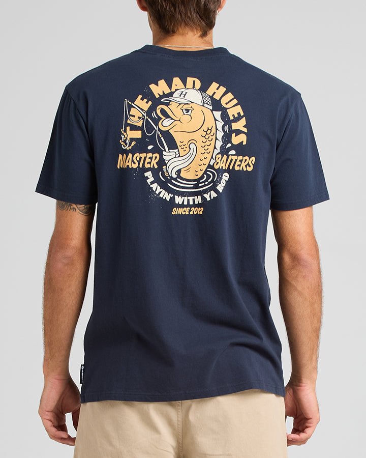 MASTER BAITERS | SS TEE - Mad HueysH424M01015 - NAVY - M