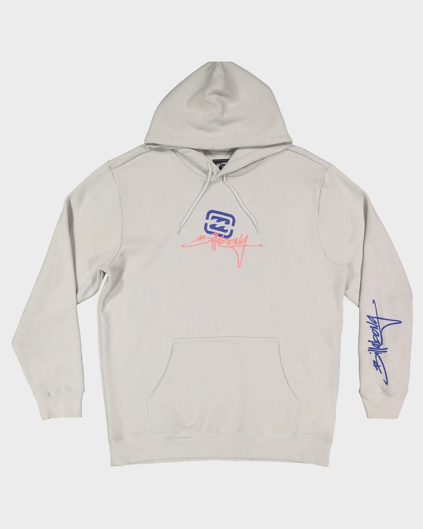 OG SCRIPT POP HOOD - BillabongUBYFT00307 - SILVER - S