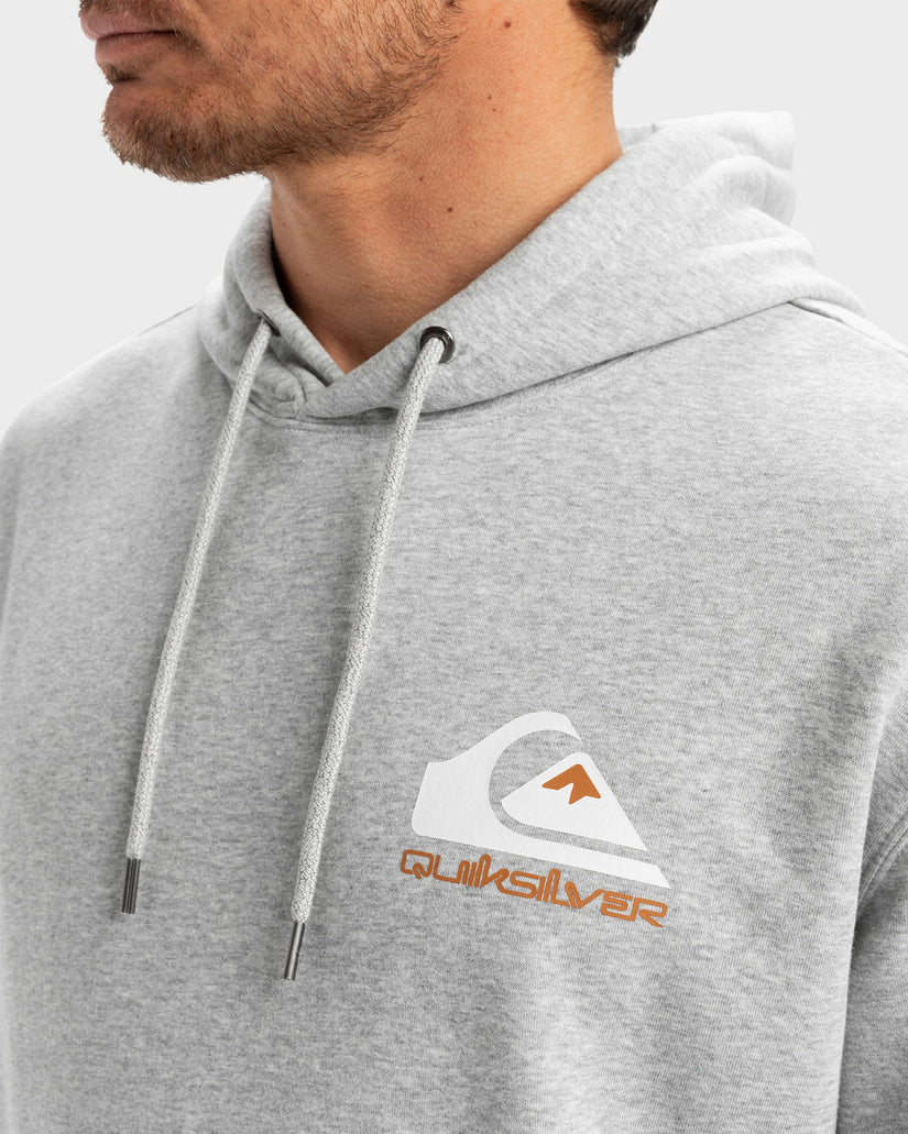 OMNI LOGO HOODIE - QuiksilverEQYFT05054 - Light Grey Heather - S