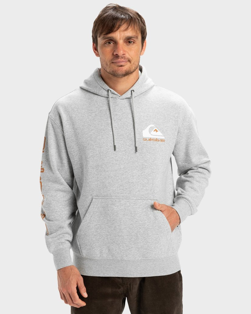 OMNI LOGO HOODIE - QuiksilverEQYFT05054 - Light Grey Heather - S