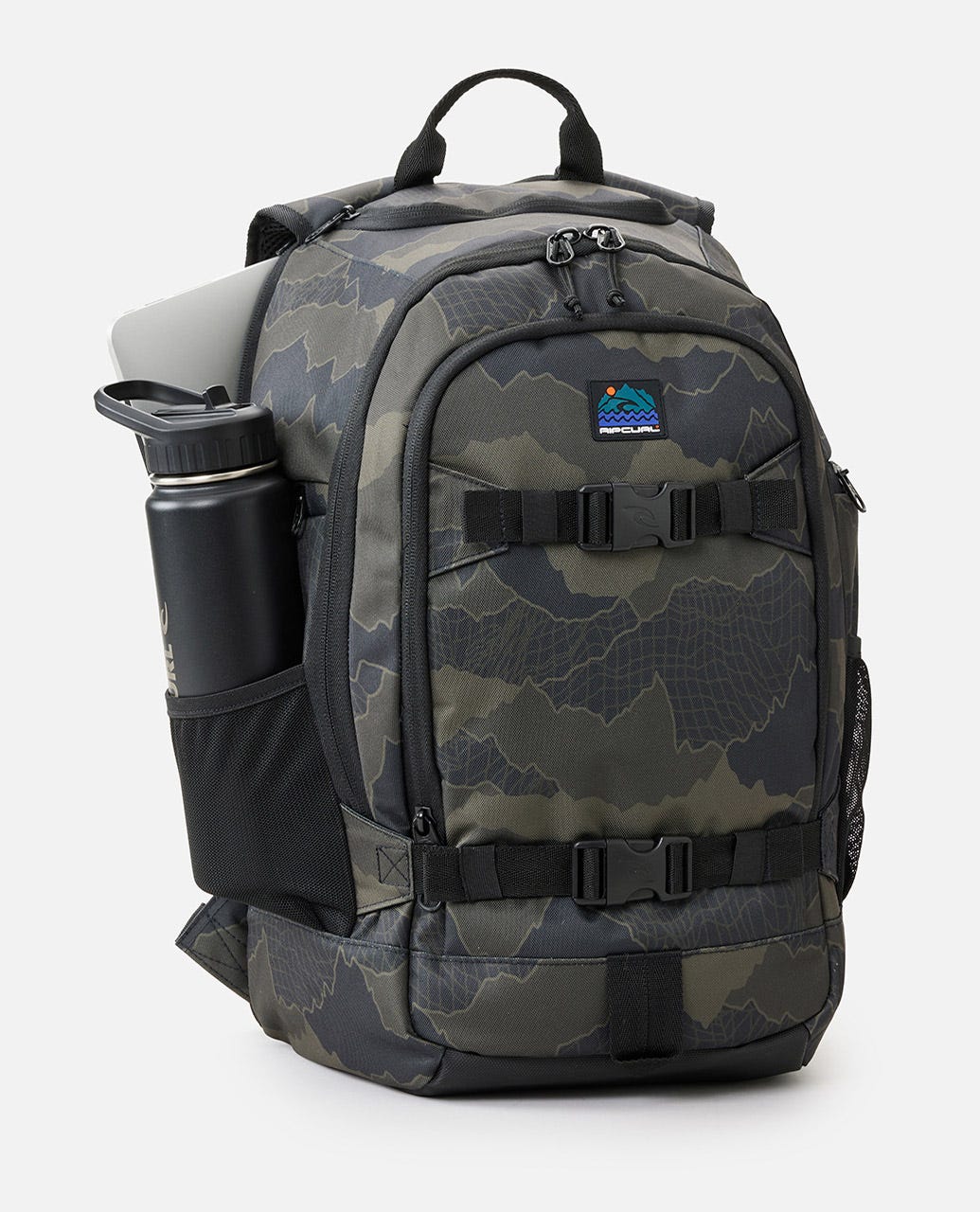 POSSE 33L SEARCH CAMO - Rip Curl16AMBA - BLACK/OLIVE - 1SZ