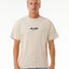 QUEST LOCKUP TEE - Rip Curl0JHMTE - VINTAGE WHITE - S