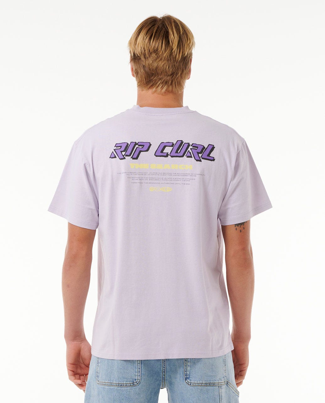 QUEST LOCKUP TEE - Rip Curl0JHMTE - LILAC - S