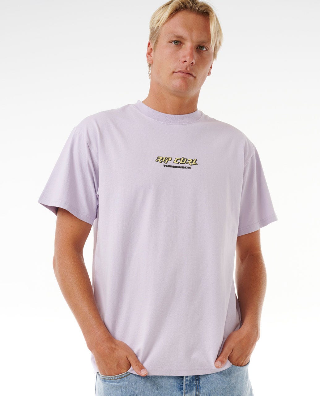 QUEST LOCKUP TEE - Rip Curl0JHMTE - LILAC - S