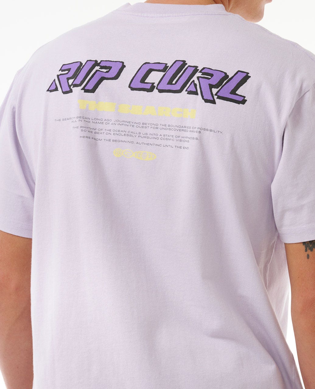 QUEST LOCKUP TEE - Rip Curl0JHMTE - LILAC - S