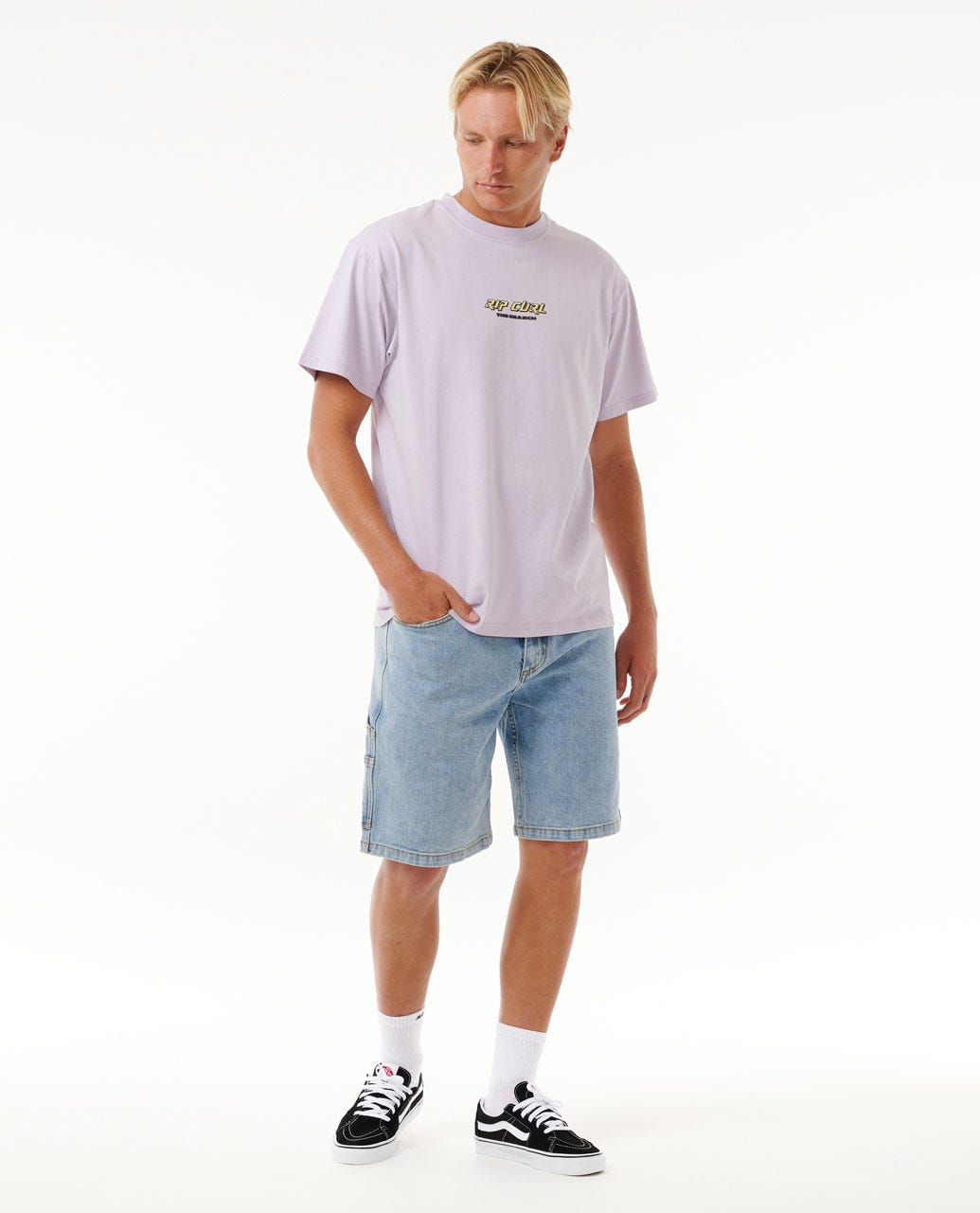 QUEST LOCKUP TEE - Rip Curl0JHMTE - LILAC - S