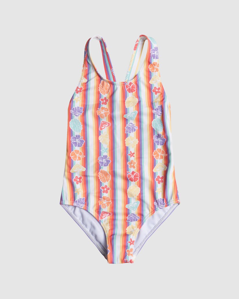 RAINBOW BAY STRIPE ONE PIECE - RoxyERLX103113 - Bright White Rainbow - 2