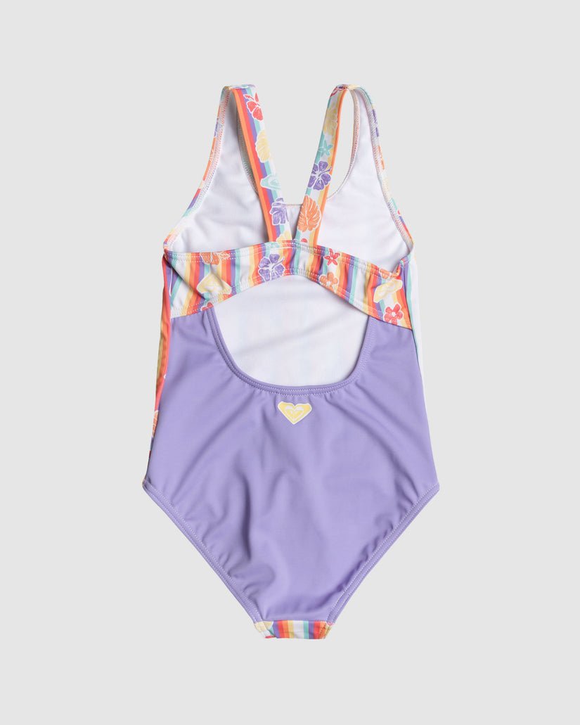 RAINBOW BAY STRIPE ONE PIECE - RoxyERLX103113 - Bright White Rainbow - 2