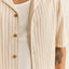 RELAXED STRIPE SS SHIRT - RhythmF1024M - WT04 - NATURAL - XL