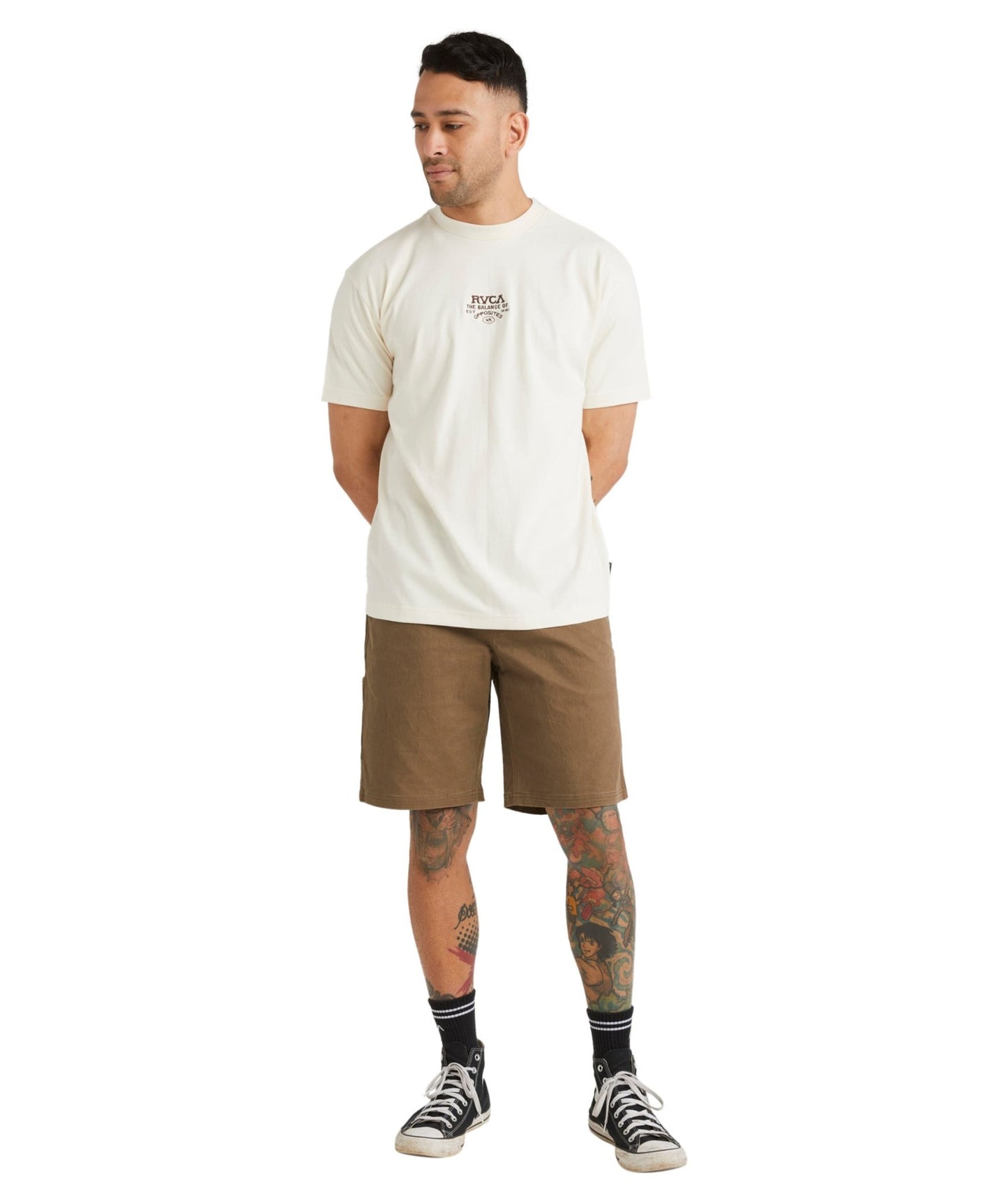 ROSWELL SS TEE - RVCAUVYZT00764 - Unbleached - S