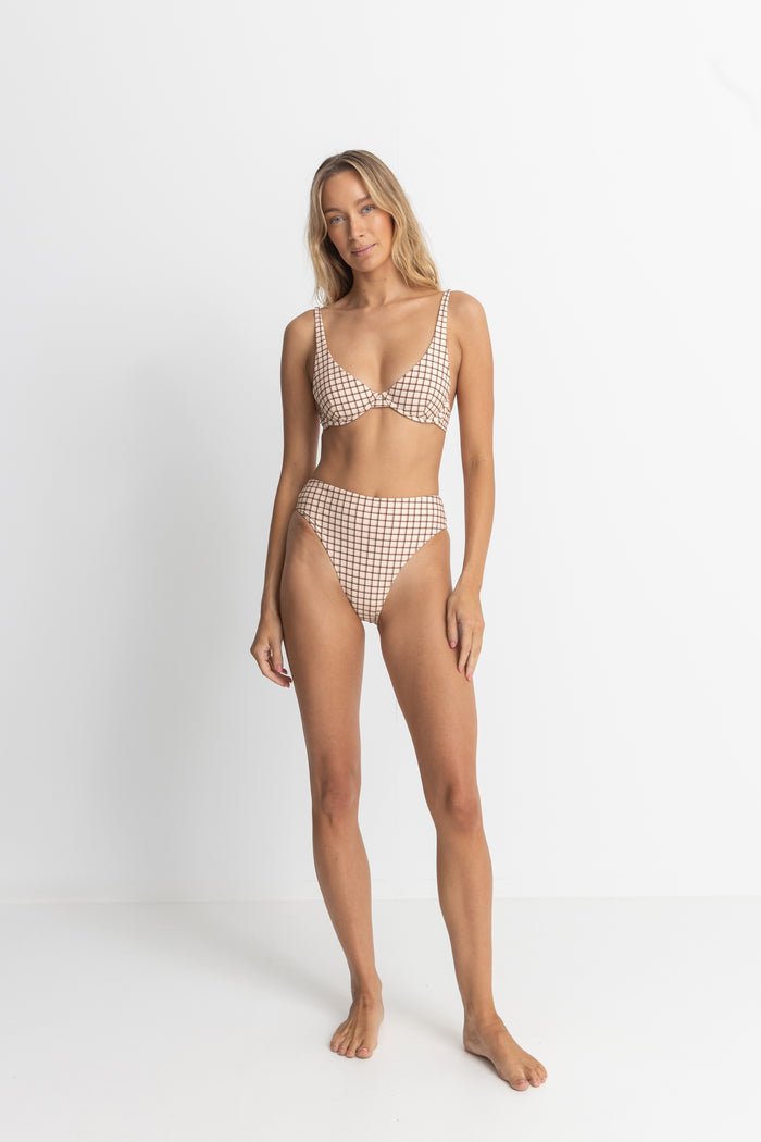 RUMI CHECK UNDERWIRE TOP - Rhythm0724SW - BT09 - NATURAL - 6