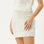 Saint - Knit Mini Skirt - AfendsW244904 - White - XS