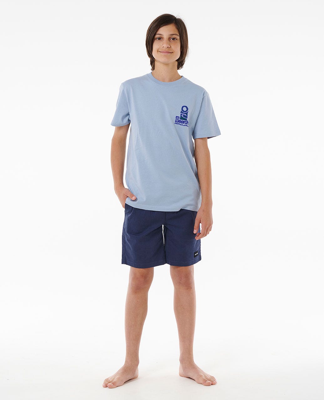 SEARCH STACK TEE - BOY - Rip Curl102BTE - SPRAY BLUE - 8